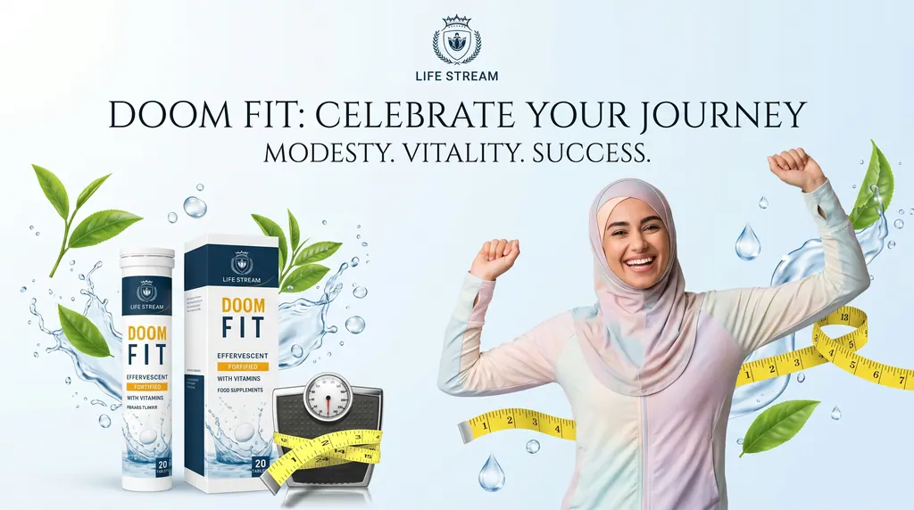 Lifestyle banner celebrating the Doom Fit journey